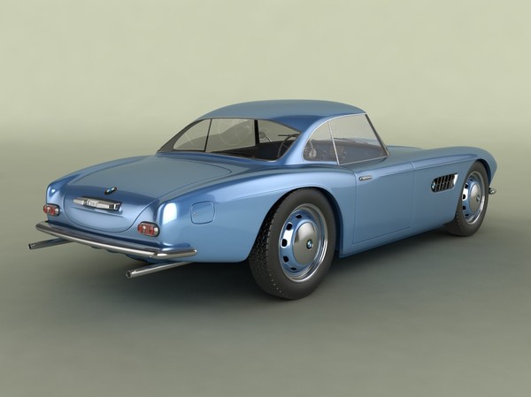 bmw 507 coupe 3ds - BMW 507 coupe by desmonster